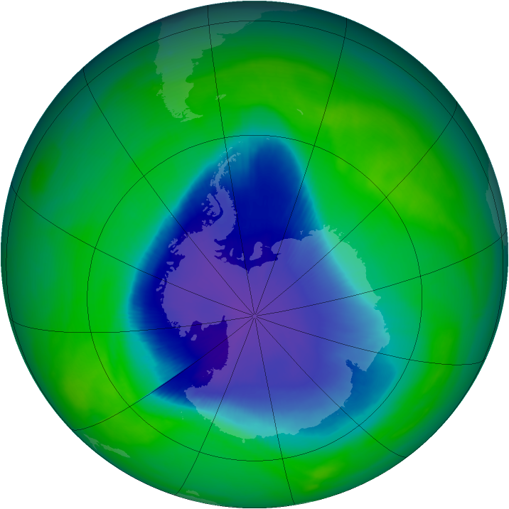 Ozone Map 2007-11-08